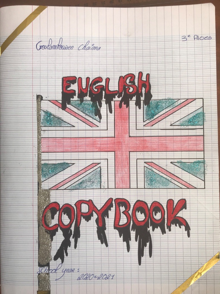 Page De Garde Cahier D'anglais A Imprimer Cahier d’anglais de 5eme | Collège Edmond Albius